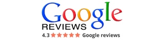 Google Reviews 4.3 stars Google reviews