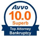 Avvo 10.0 Superb Top Attorney Bankruptcy